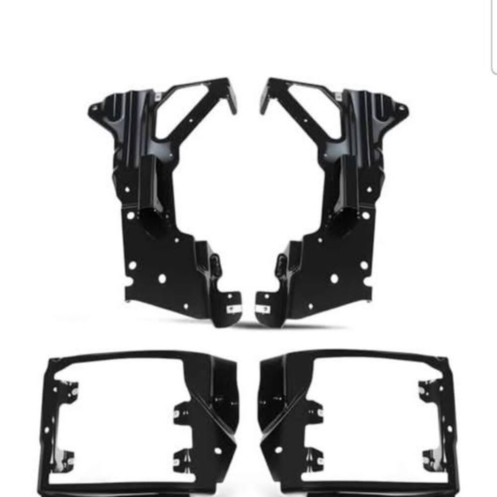 New. 4PCS Front Inner and Outer Bumper Bracket Set Compatible with 2016-2019 Sil
